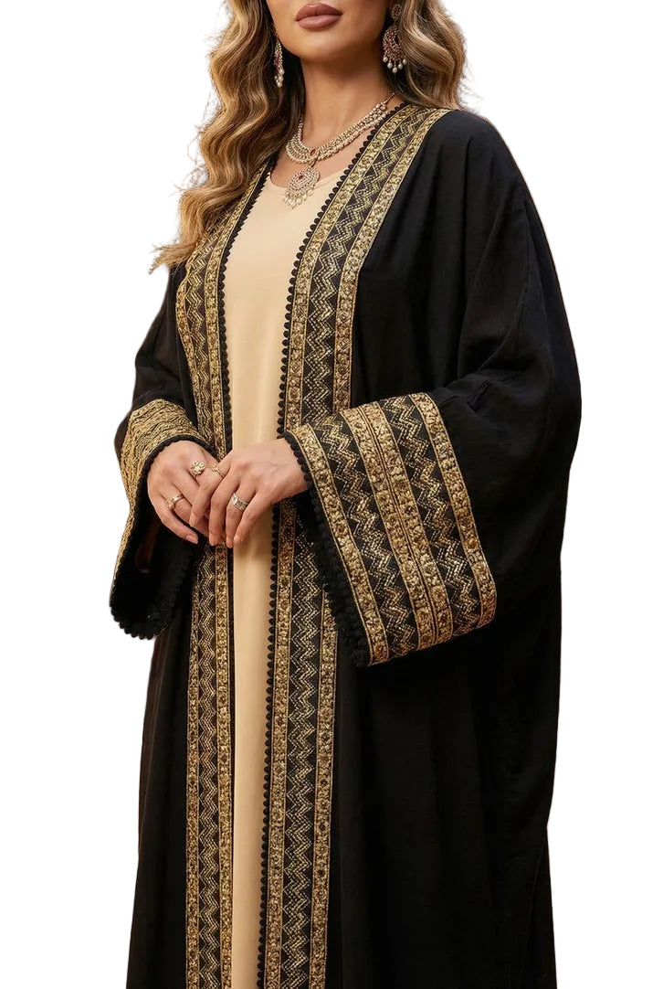 Noir Royale Bisht Set