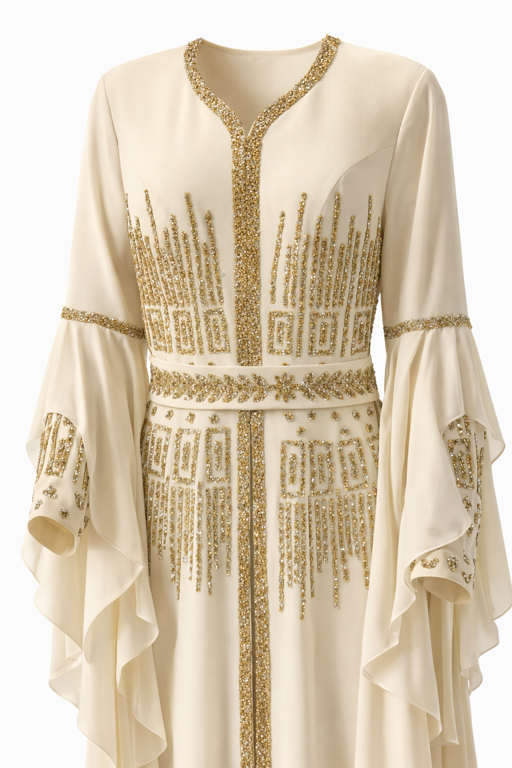 Embellished Kaftan Dress