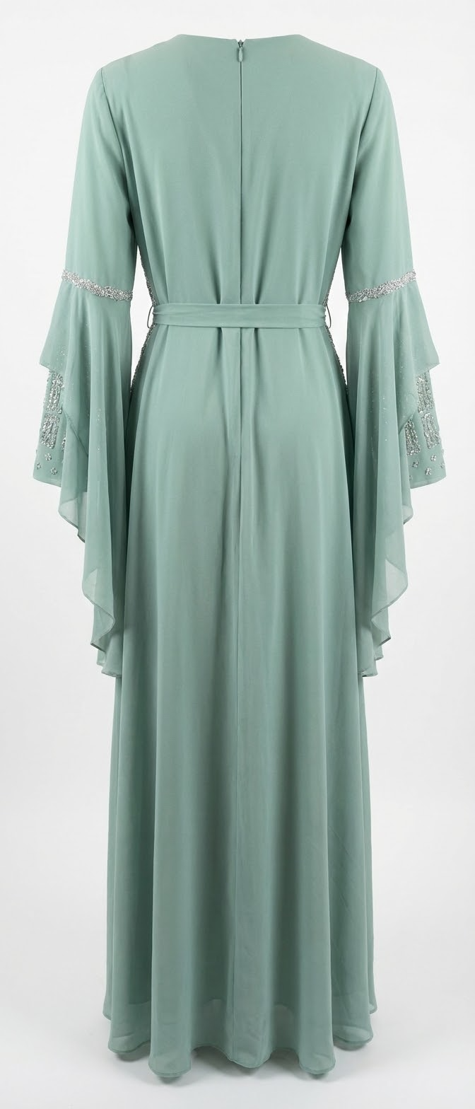 Embellished Kaftan Dress