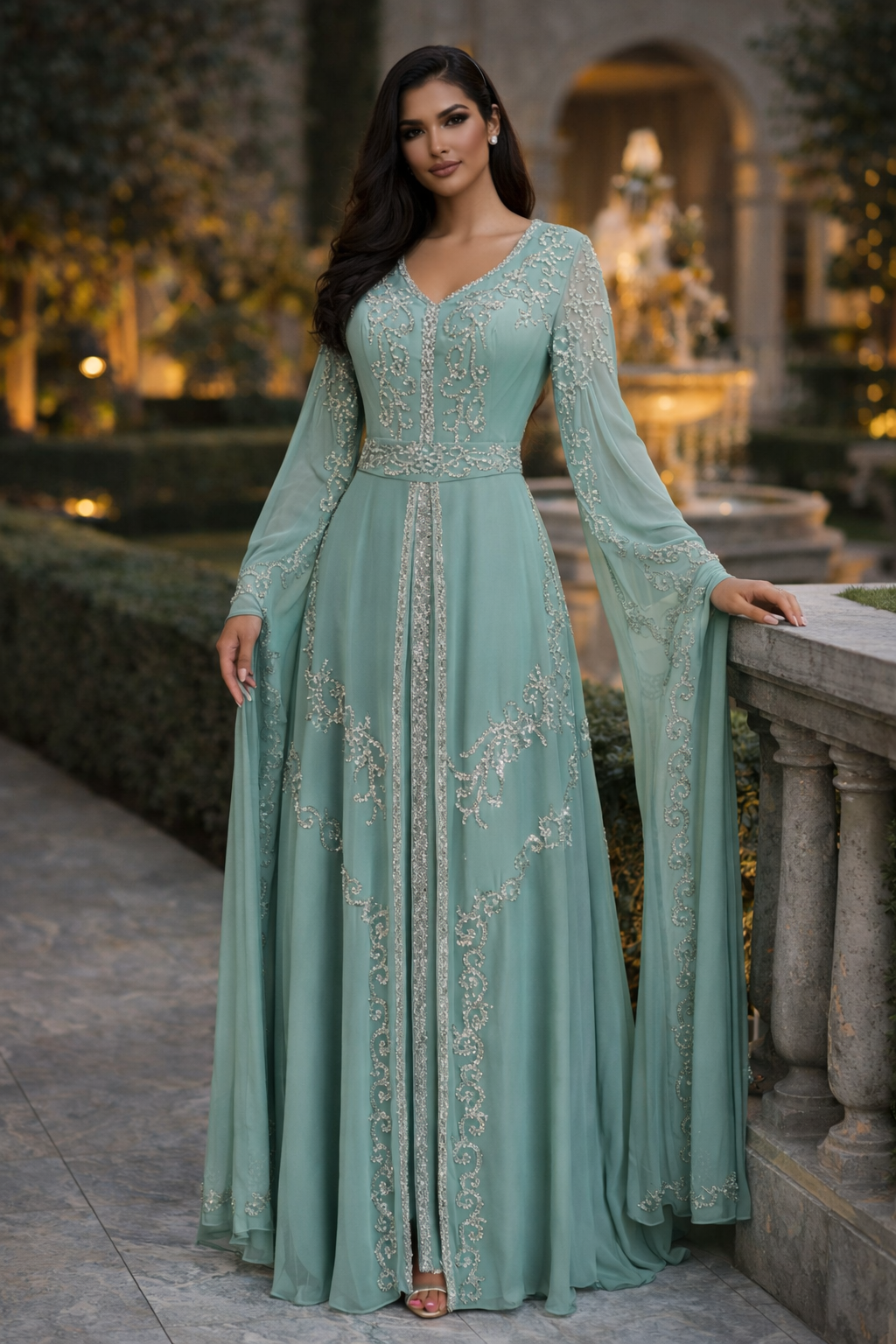 Embellished Formal Kaftan