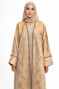Noor Gold Four-Piece Open Abaya